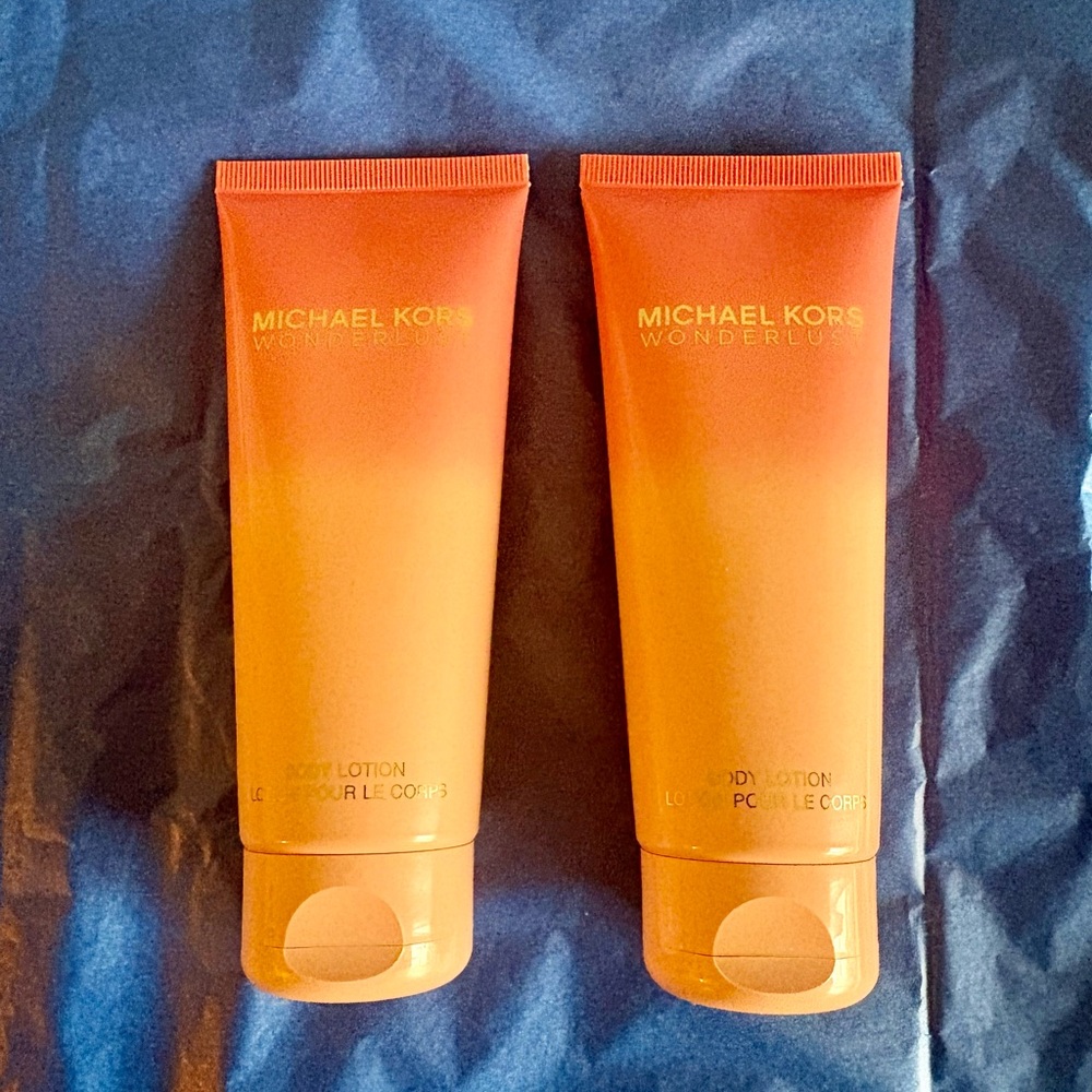 2 pc New Michael Kors Wonderlust Body Lotion